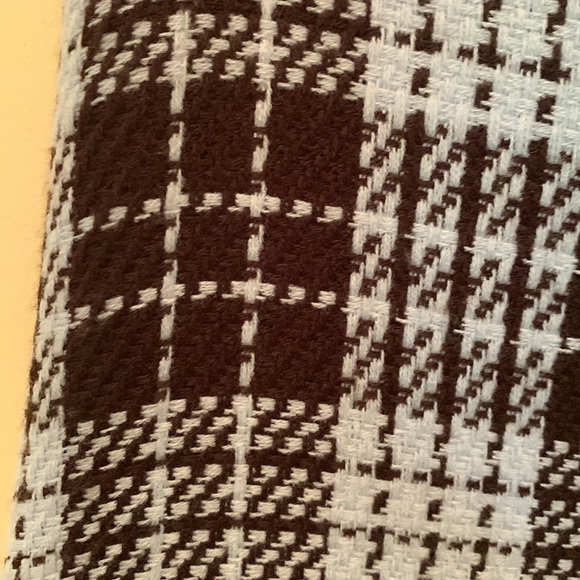 HELENA Tweed Plaid Flounce Girl Dress Short Sleeve Lined Crewneck Brown Gray 16 - Picture 6 of 9